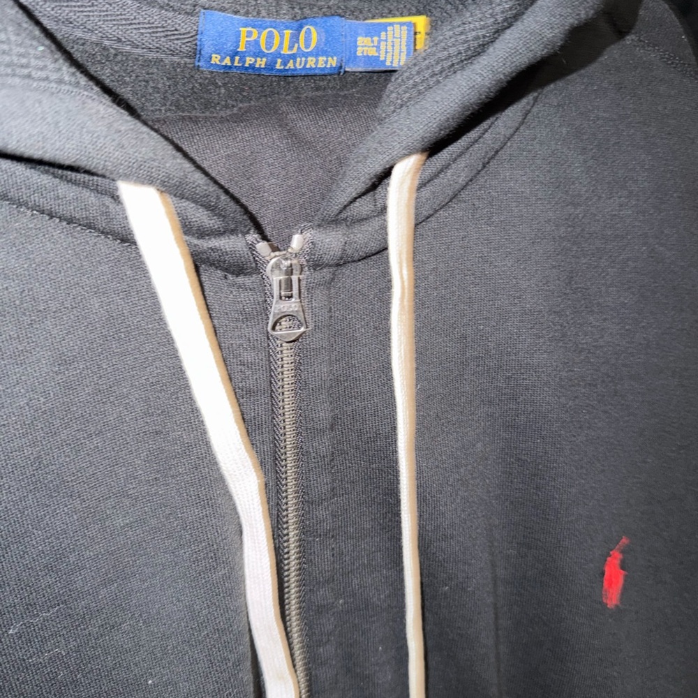 Polo by Ralph Lauren Black Zip-Up Sweater